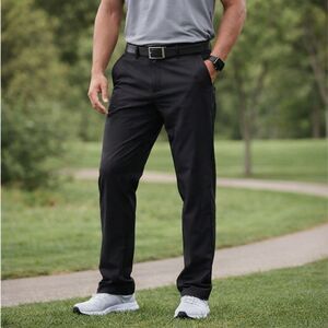 Under Armour Golf Loose Taper Pants Men's Size 36/32 Black Athleisure Workout